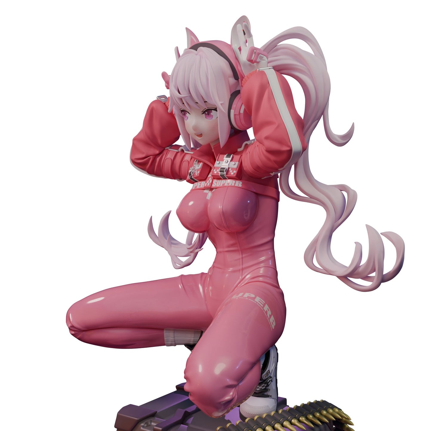 Rosy Brown Estatuilla GODDESS OF VICTORY: Nikke | Scarlet Black Shadow | Mi Yin Studio | 1/6 Licensed | Tico Ofertas