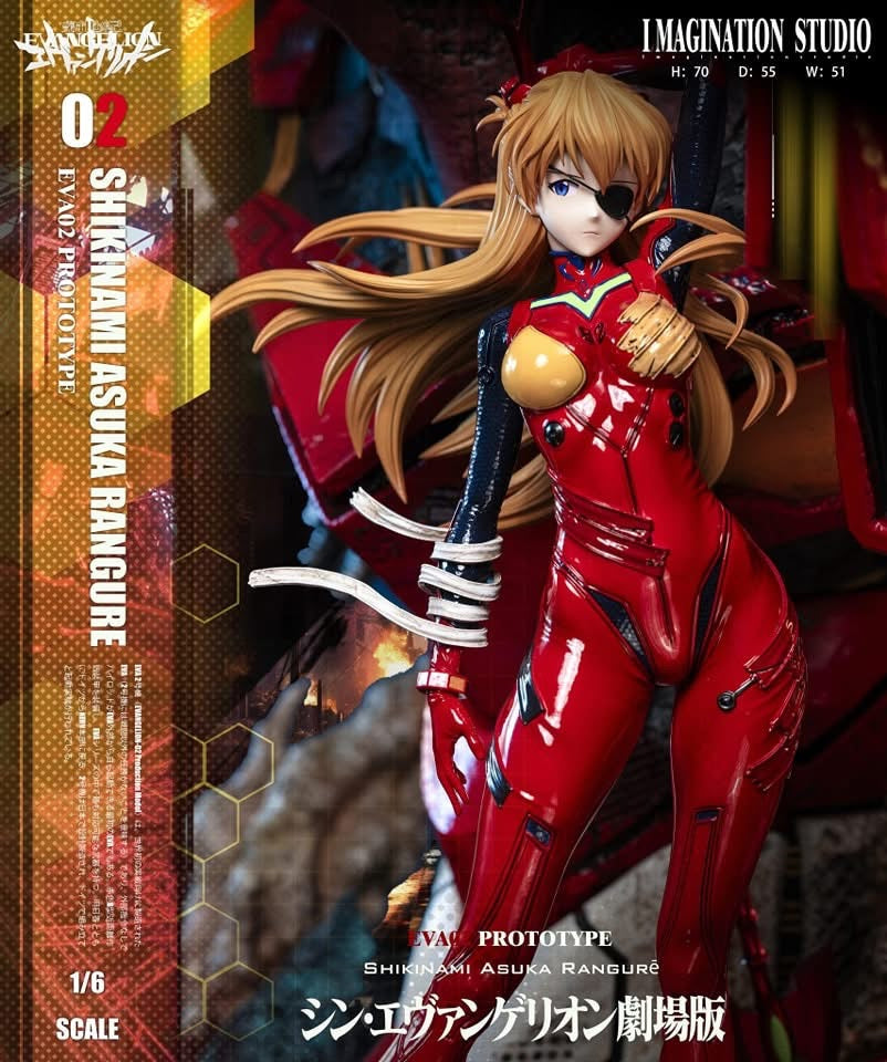 Black Figura Neon Genesis Evangelion | Asuka & Rei | Tienda Anime | Tico Ofertas