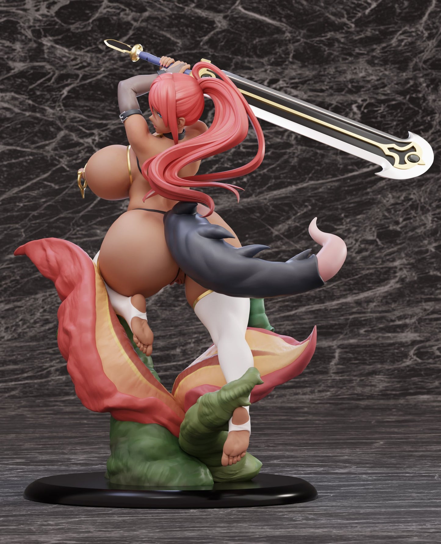 Dark Slate Gray Figura Fire Dragon Rinea Silver Rank Adventurer | SODA Studio | tienda anime | Tico Ofertas