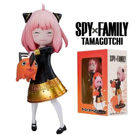 Black 17CM PVC Anya Forger & Pochita - SPY x FAMILY x Chainsaw Man | Tienda Anime Costa Rica | Tico Ofertas