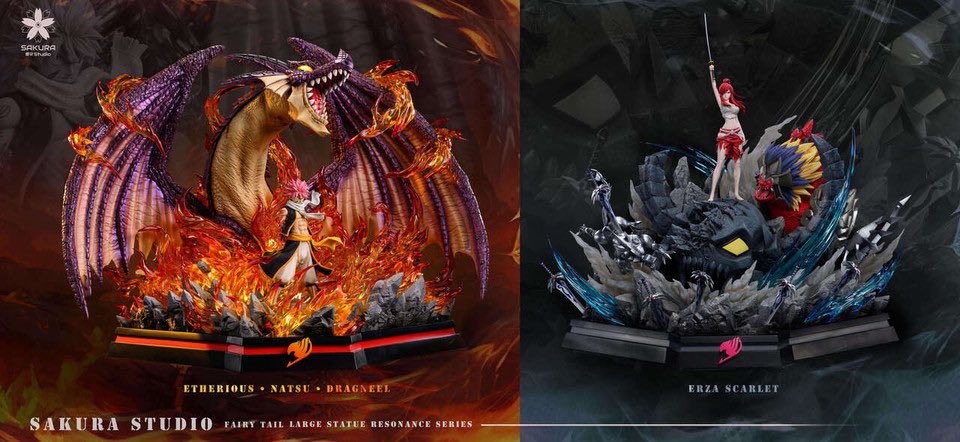 Black Estatuilla Fairy Tail | Erza Scarlet | SAKURA Studio | Tienda Anime | Tico Ofertas