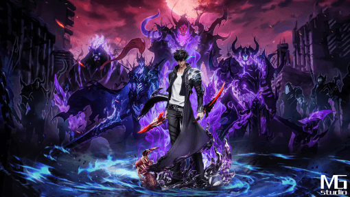 Dark Slate Gray Figura MG Studio - Solo Leveling: Sung Jinwoo (1/6 & 1/4 Scale GK Statue) | Figuras de colección Anime Costa Rica TODO EN ANIME  | Tico ofertas