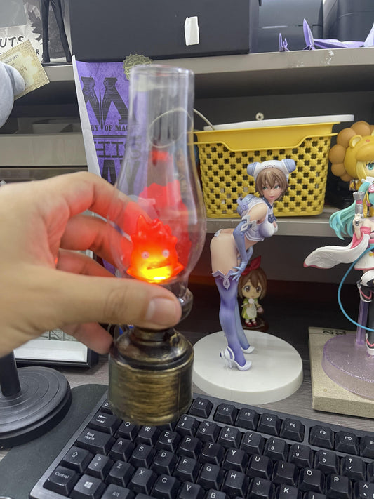 Dark Slate Gray Lámpara de Calcifer El Castillo Ambulante | tienda Anime Tico Ofertas