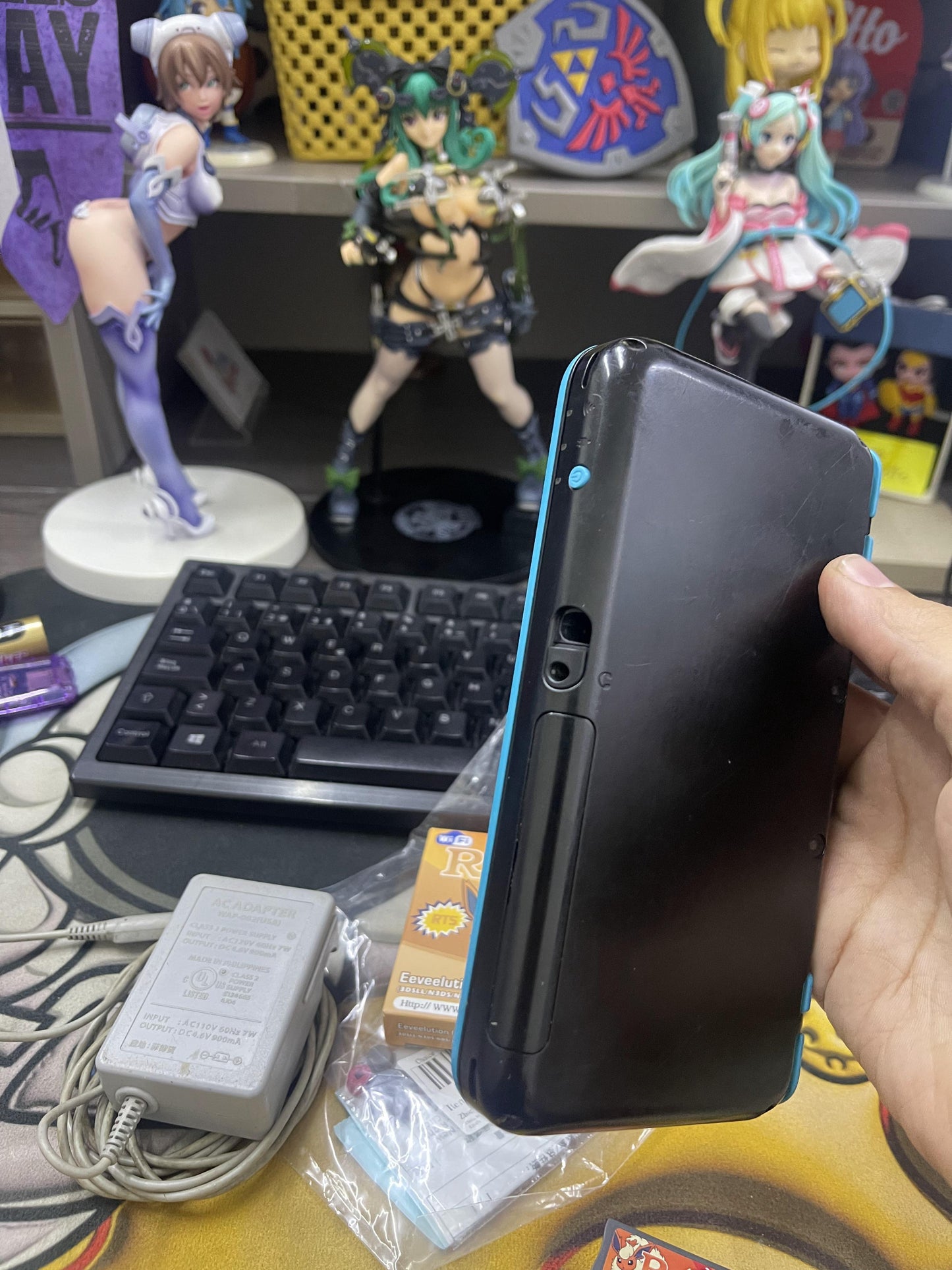 Dark Slate Gray New Nintendo 2DS XL – Consola portátil con juegos instalados y tienda gratis | Tico Ofertas