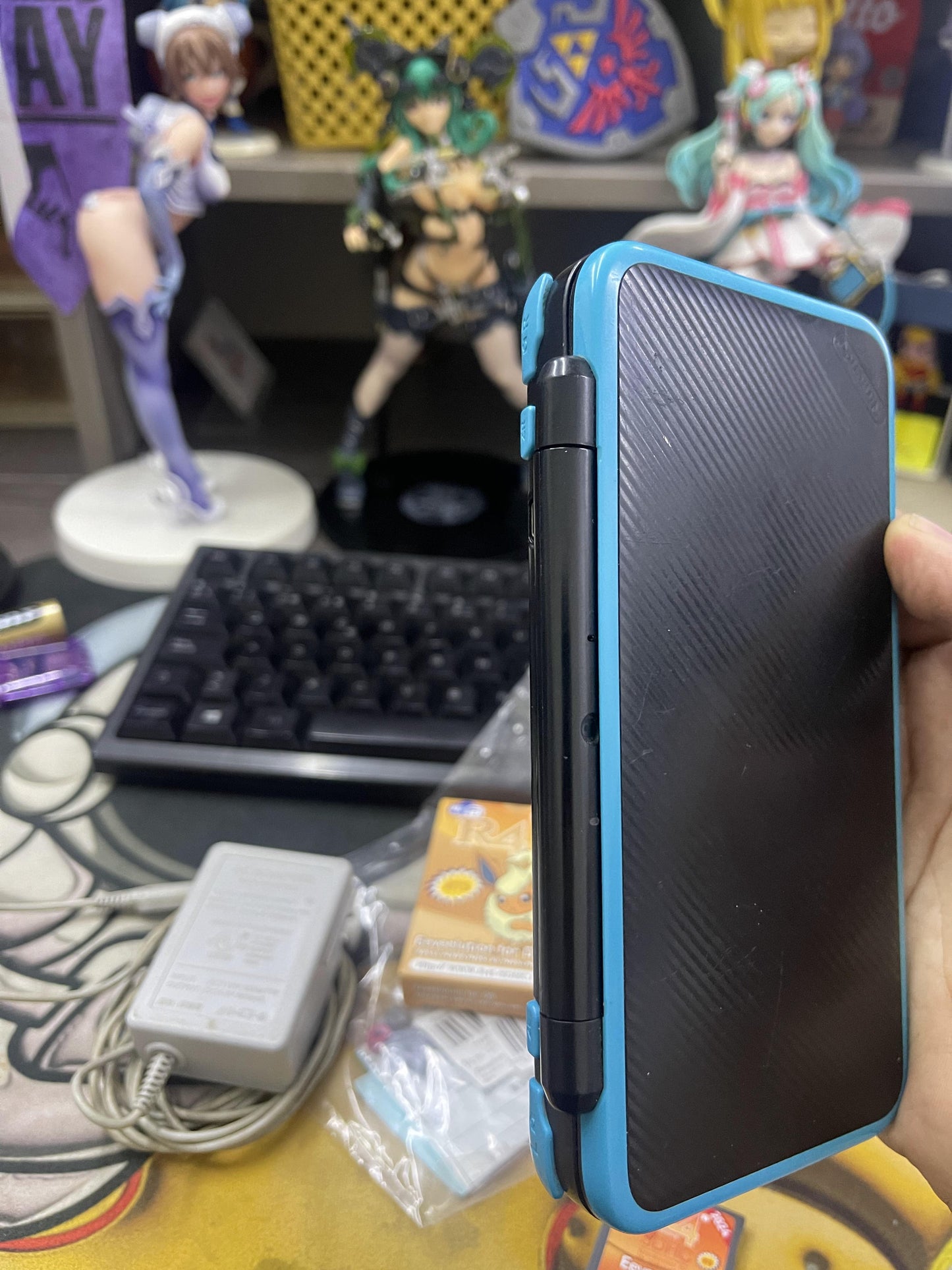Dark Slate Gray New Nintendo 2DS XL – Consola portátil con juegos instalados y tienda gratis | Tico Ofertas