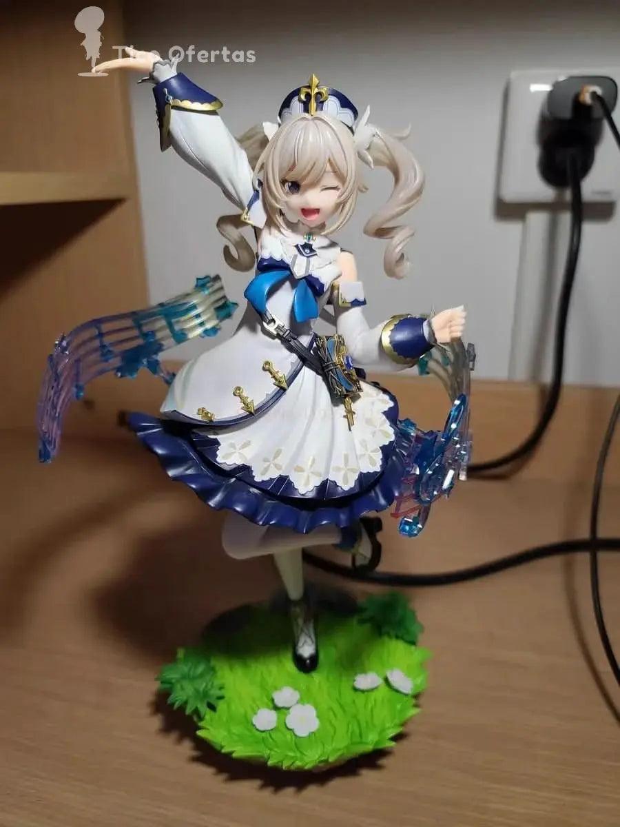 21cm Genshin Impact Barbara Figures Gunnhildr Figure Kawaii Cute Anime Figurine Statue Model Doll Collectible Decoration Gifts - Tico Ofertas