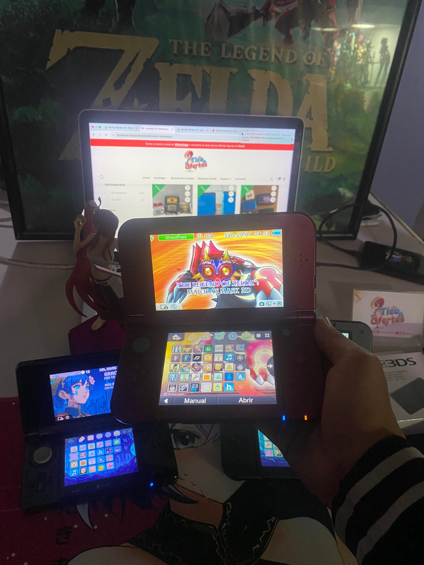 Dark Slate Gray Nintendo 3DS y 2DS disponibles en Tico Ofertas!