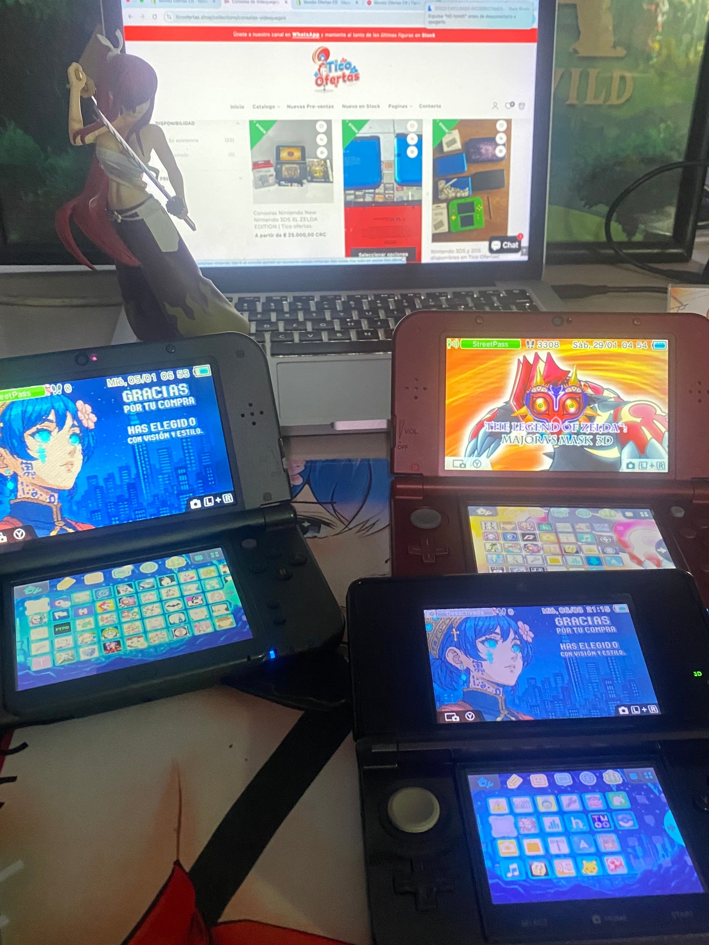 Dark Slate Gray Nintendo 3DS y 2DS disponibles en Tico Ofertas!