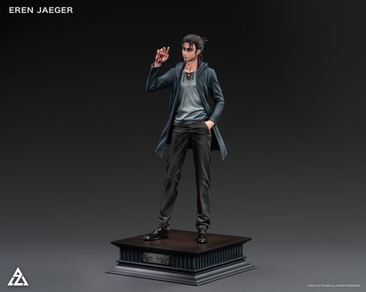 Dark Slate Gray Attack On Titan | Eren Jaeger | AZ Studio | tienda anime | Tico Ofertas