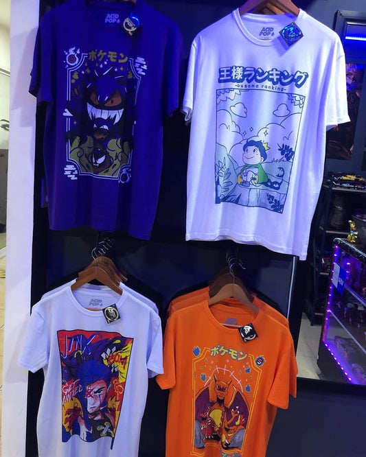 Dark Gray Camisetas de Anime Manga Corta 100% Algodón | Costa Rica | Tico Ofertas