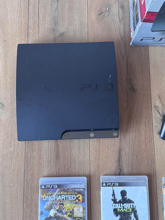 Dark Gray PlayStation 3 Slim Desbloqueada con Tienda de Juegos Gratis – Costa Rica