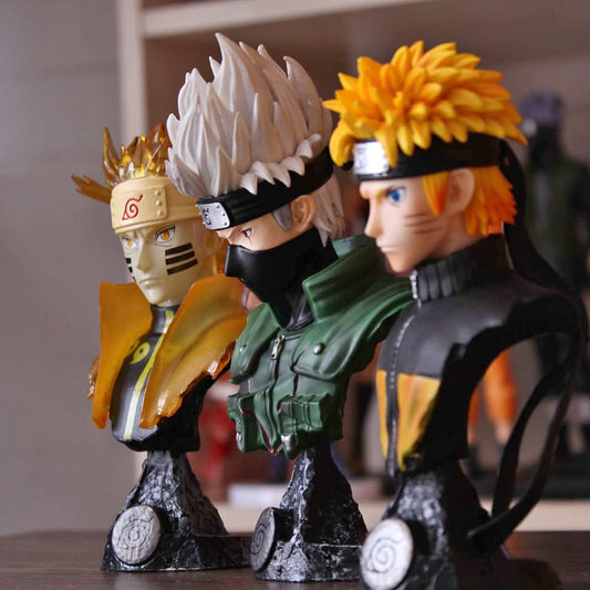 Dim Gray Figuras de Naruto, Kakashi y Kurama originales en Costa Rica