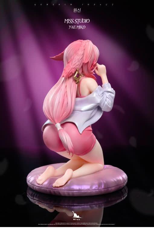 Rosy Brown Figura Miss Studio - Genshin Impact: Realistic Style Home Leisure Yae Miko | Figuras de colección Anime Costa Rica TODO EN ANIME  | Tico ofertas