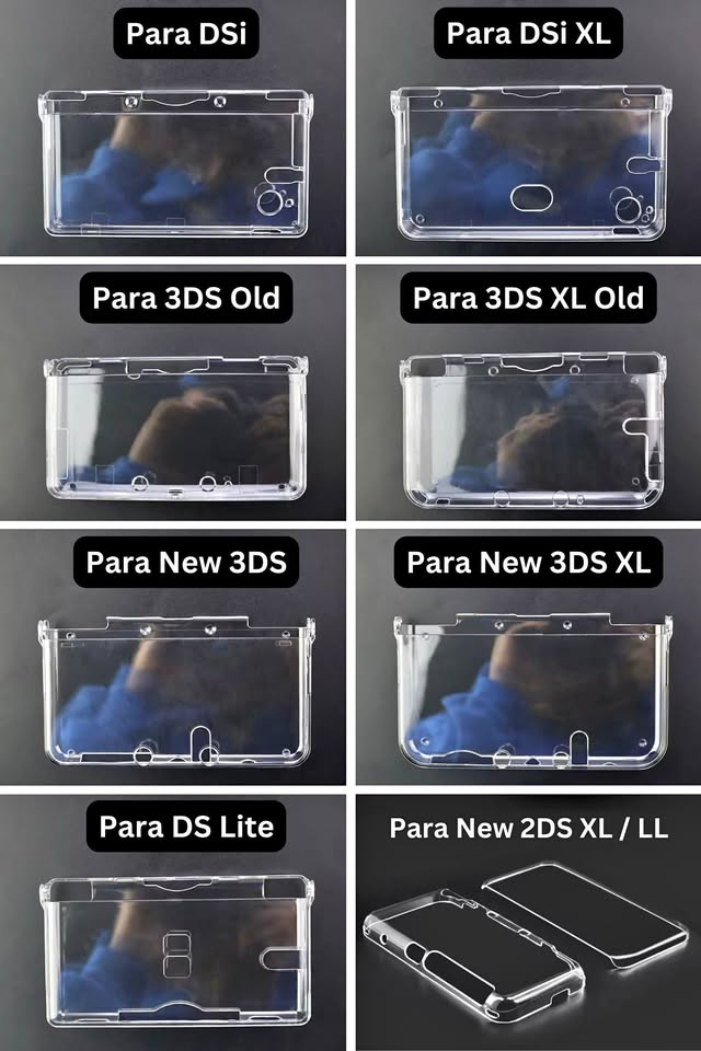 Dark Slate Gray Funda Acrílica para Consolas Nintendo DS / 3DS – Protección Premium