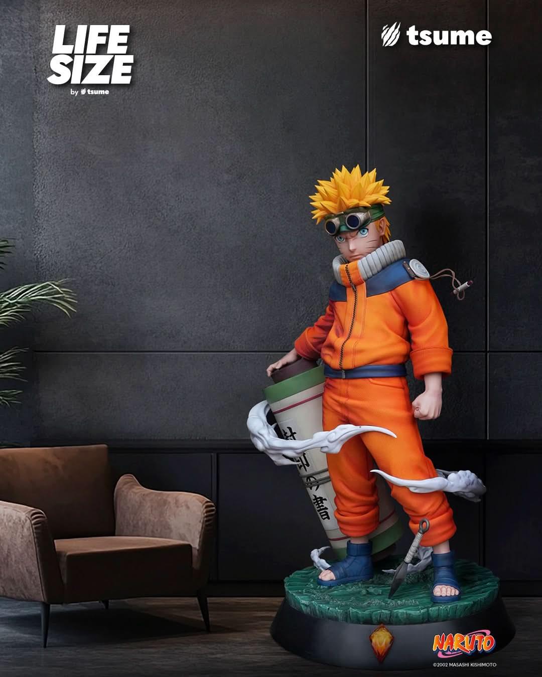 Dark Slate Gray Figura Tsume Studio - Naruto Uzumaki Life-Size Statue (Licensed) | Figuras de colección Anime Costa Rica TODO EN ANIME | Tico ofertas