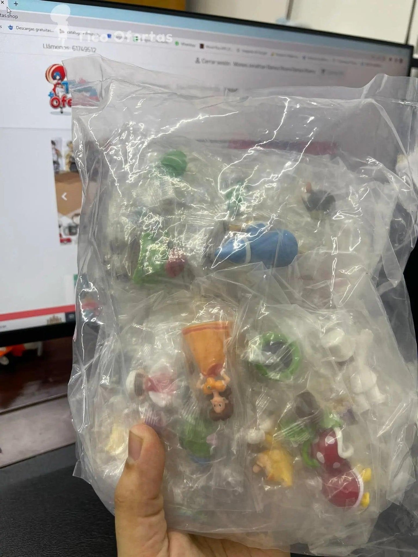 Light Slate Gray Figuras Super Mario Bros 48pcs | Tico Ofertas