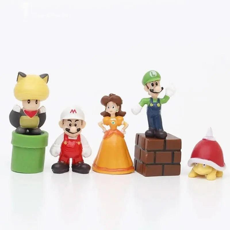 White Smoke Figuras Super Mario Bros 48pcs | Tico Ofertas