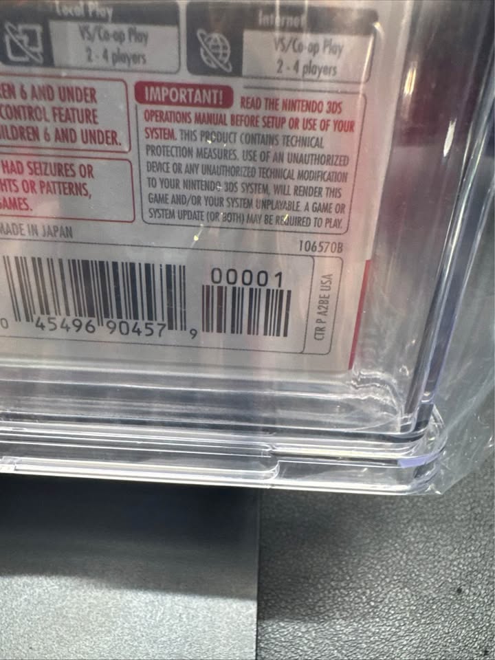 Slate Gray Pokémon Ultra Moon – Nintendo 3DS | WATA 10 Perfect Sealed A++ | Coleccionable Costa Rica