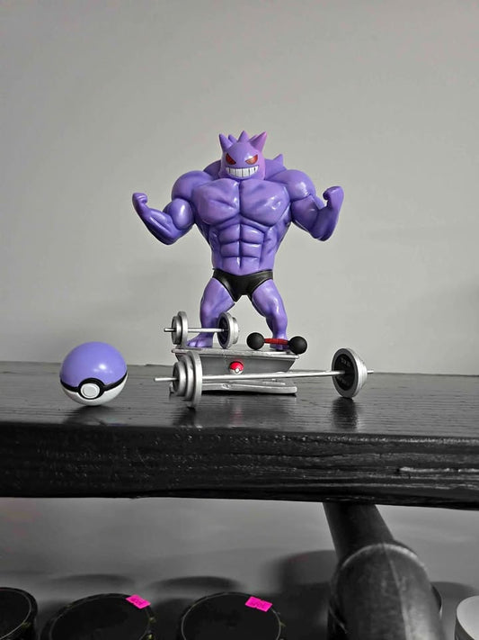 Dark Gray Figura Displays Pokémon Coleccionables – Gengar, Squirtle, Bulbasaur y Charmander Tienda Anime | Tico Ofertas