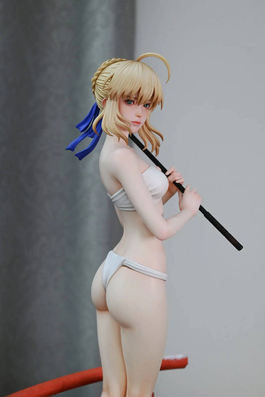 Dark Gray Estatuilla Fate Series | Saber – Kimono Ver. | QuietArt Studio | Tico Ofertas