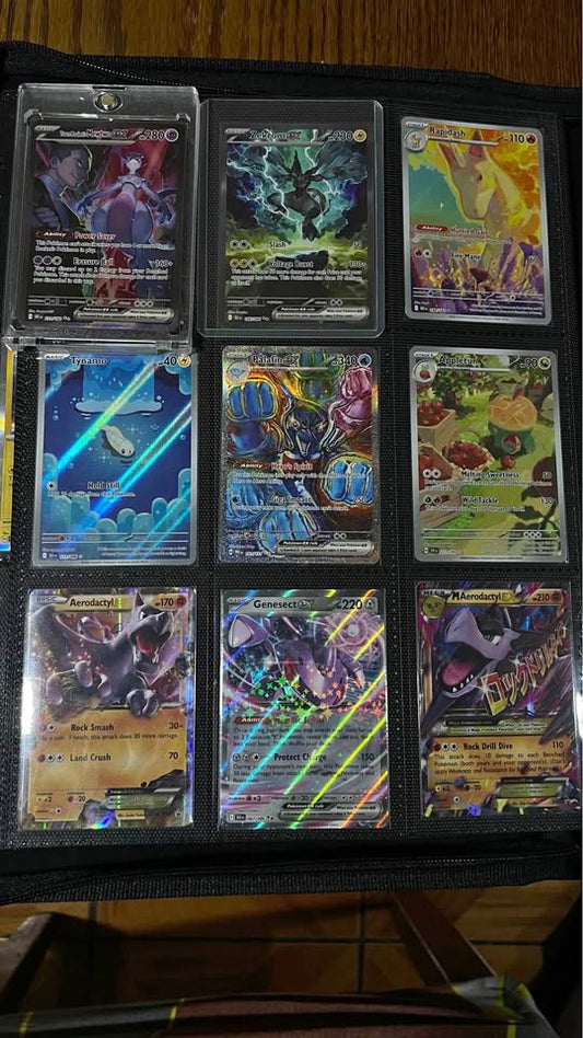 Dark Slate Gray Cartas Pokémon en estado como nuevo – Mewtwo ex, Zekrom ex, Palafin ex y más