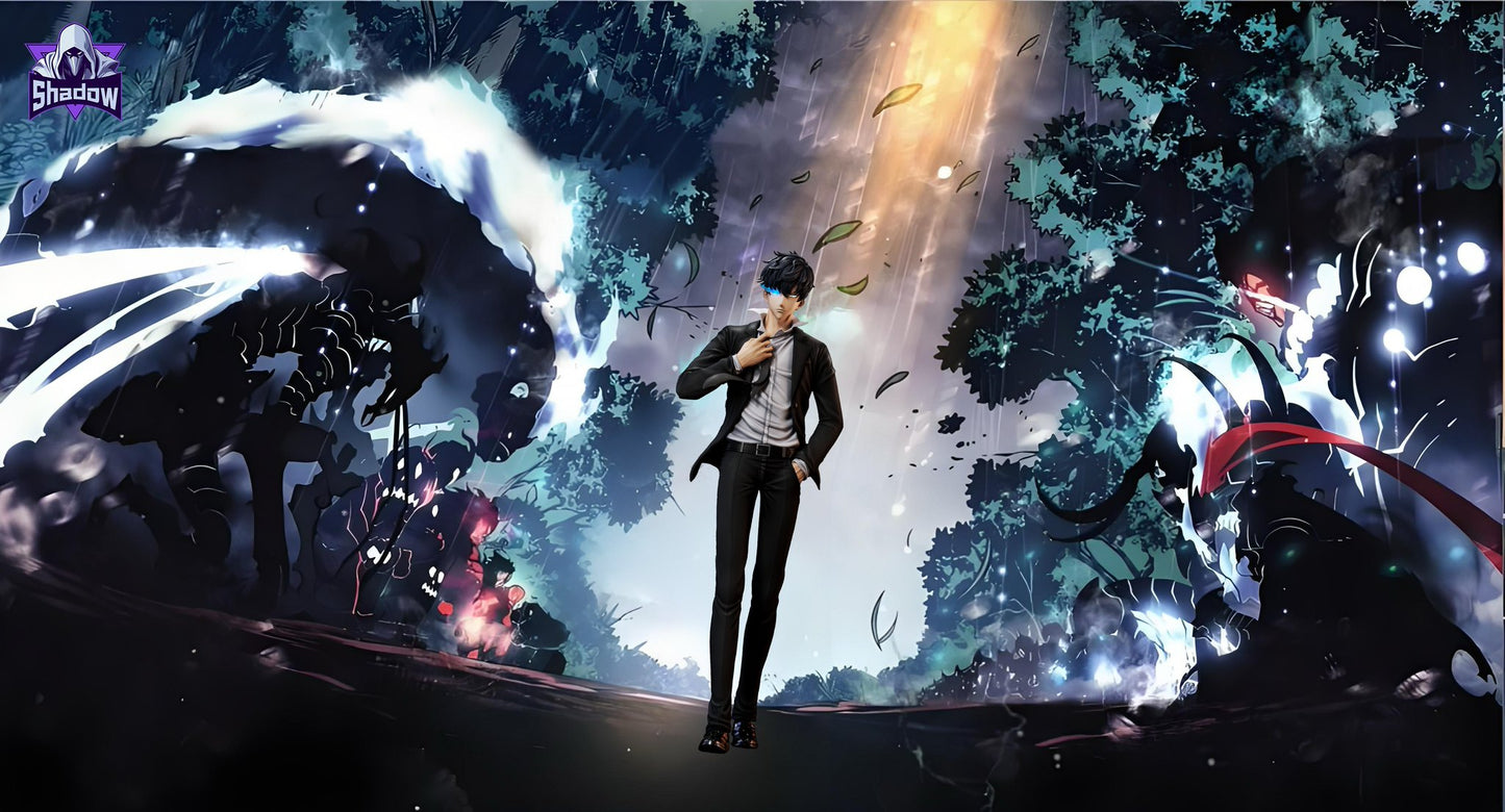 Light Gray Estatuilla Solo Leveling | Sung Jin Woo | Tienda Anime | Tico Ofertas