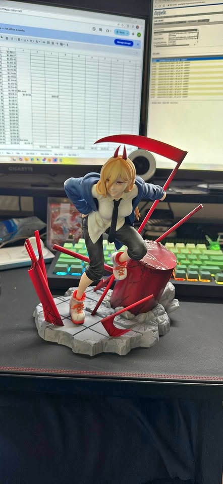 Dark Slate Gray Figura Chainsaw Man – Power Figura Escala 1/7 | Figura Anime Costa Rica Tienda Anime | Tico Ofertas