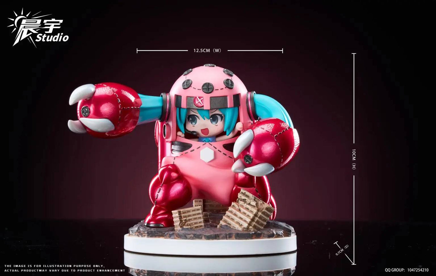 Rosy Brown Estatuilla Project Sekai | Hatsune Miku Cosplay Z'Gok | Tienda Anime | Tico Ofertas