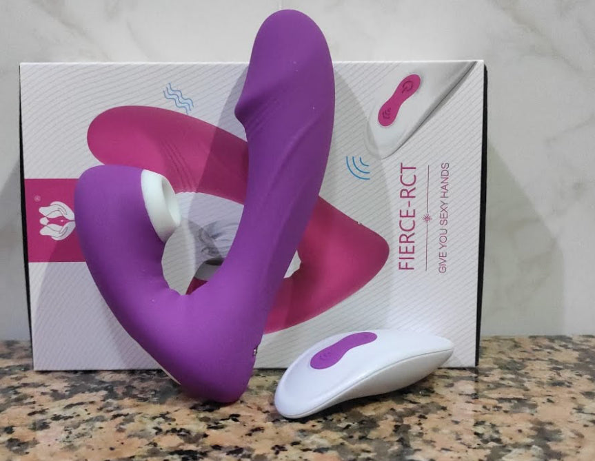 Dark Gray Juguete Sexual Vibrador y Succionador Tracy | Estimulación Clítoris y Punto G | Tico Ofertas