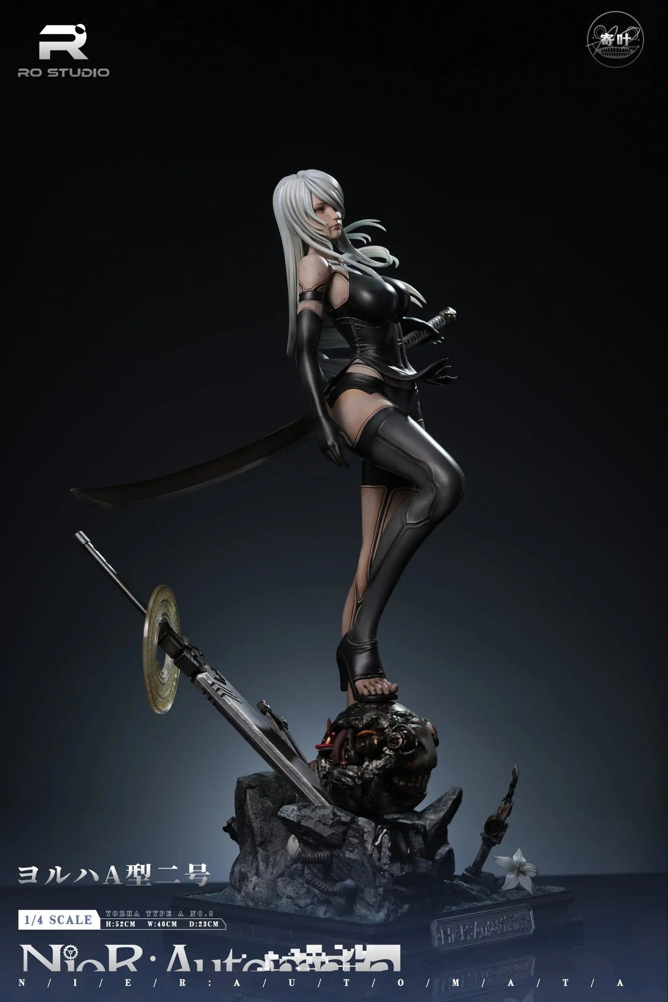Black Estatuilla NieR: Automata | A2 | RO Studio | Tienda Anime | Tico Ofertas
