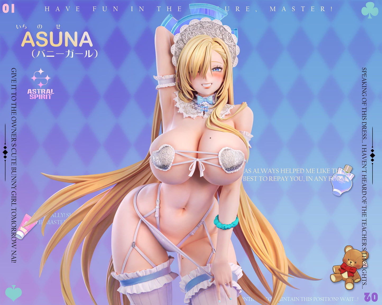 Cornflower Blue Estatuilla Blue Archive | Itinose Asena  Kakudate Karin | Tienda Anime | Tico Ofertas