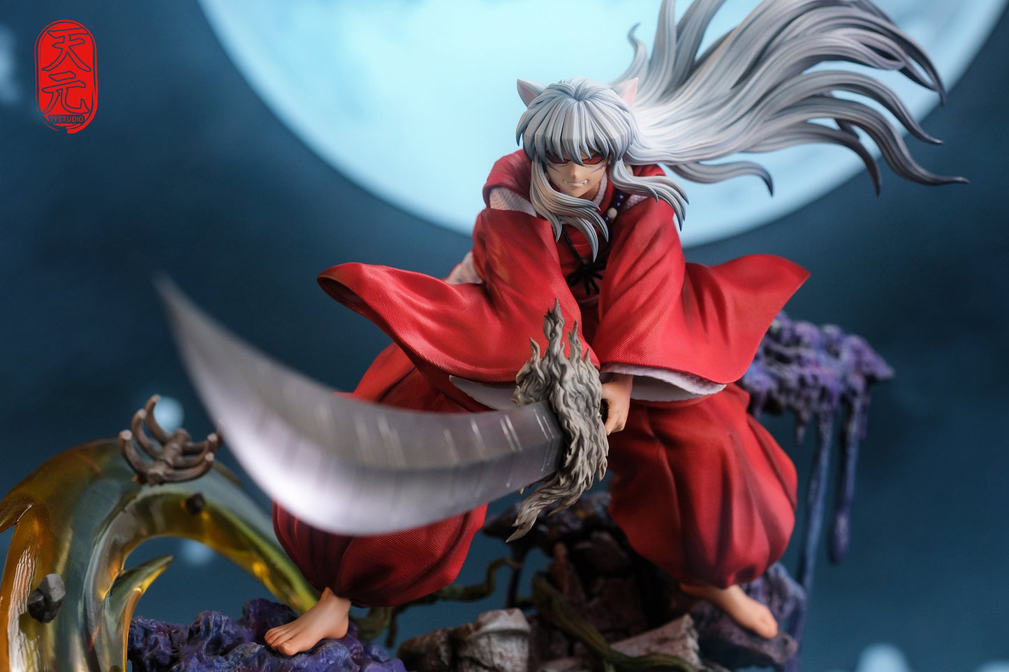 Dark Slate Gray Estatuilla Inuyasha | Inuyasha | TY Studio | tienda anime | Tico Ofertas