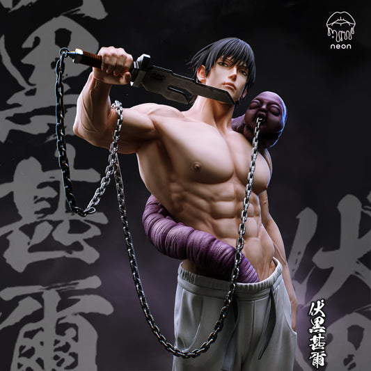 Black Figura Jujutsu Kaisen | Toji Fushiguro – Cross Ver. | NEON Studio | Tico Ofertas