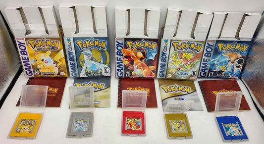 JUEGOS ORIGINALES POKÉMON GAME BOY – EDICIÓN COLECCIONISTA CON CAJA Y MANUAL Nintendo