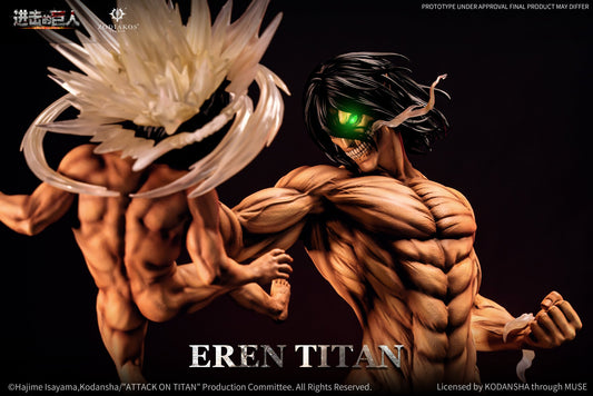 Black Figura Attack on Titan | Eren Yeager Titan Form | Tienda Anime| Tico Ofertas