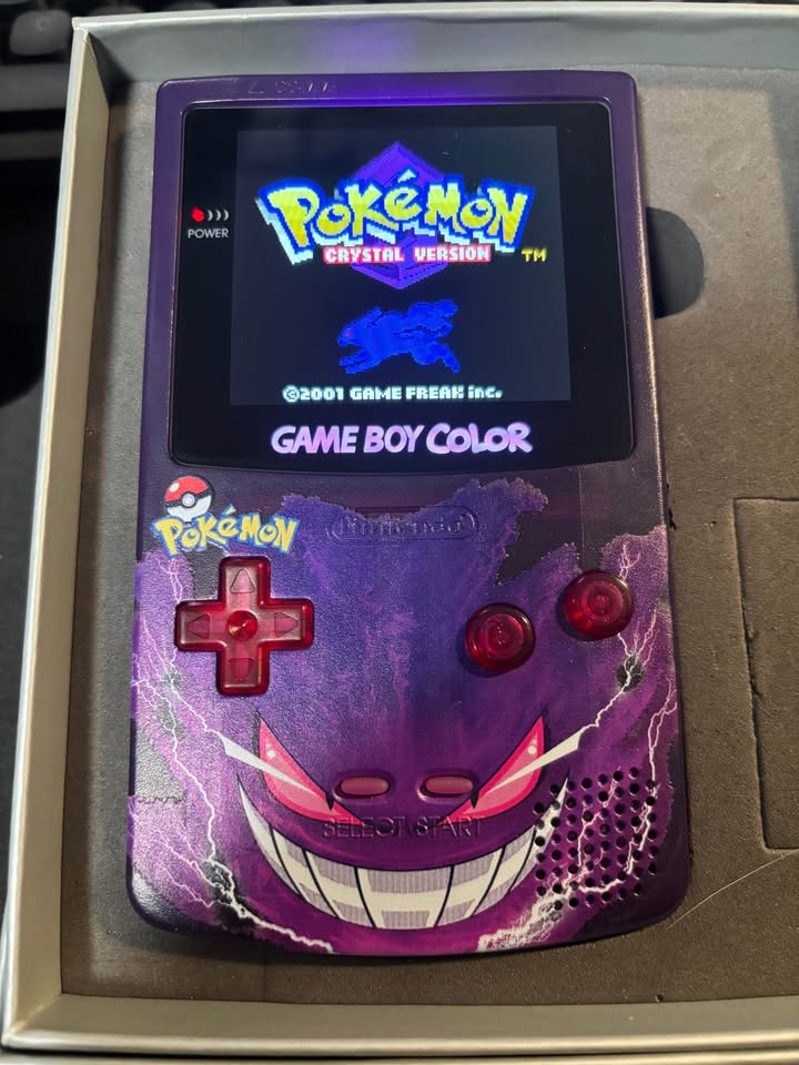 Game Boy Color MOD con Pantalla IPS y Batería Recargable USB-C – Consola Retro Nintendo Mejorada Nintendo