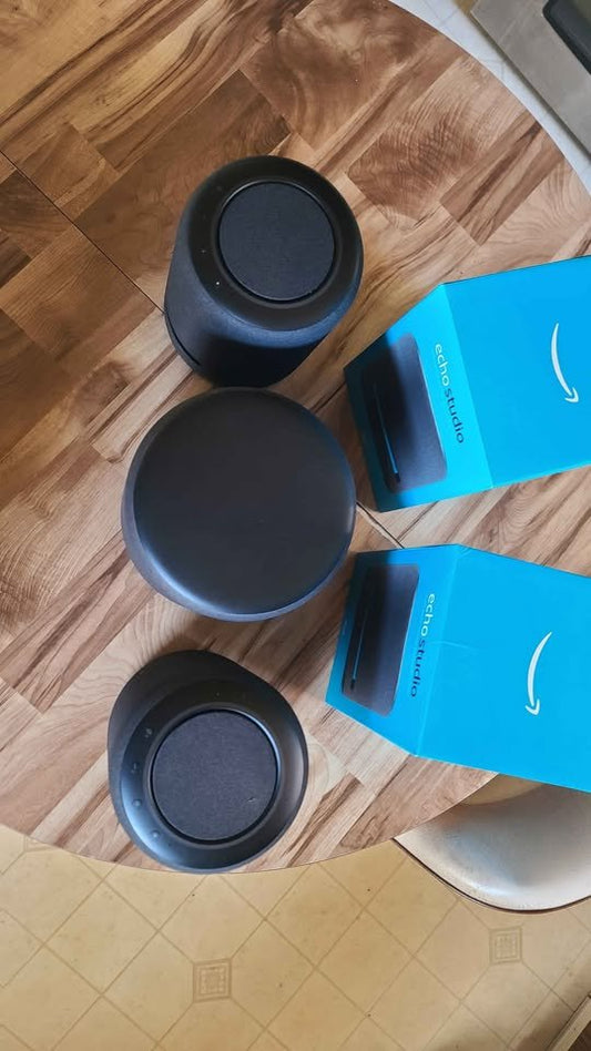 Amazon Echo Studio 2 + Echo Sub en Costa Rica | Sonido premium con Alexa Tico Ofertas