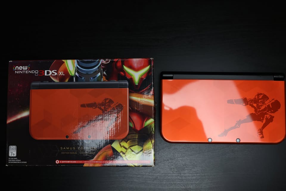 New Nintendo 3DS XL Samus Edition – Full Hack con Juegos | Edición Especial Metroid | Consola video juegos Costa Rica (Copia) Nintendo