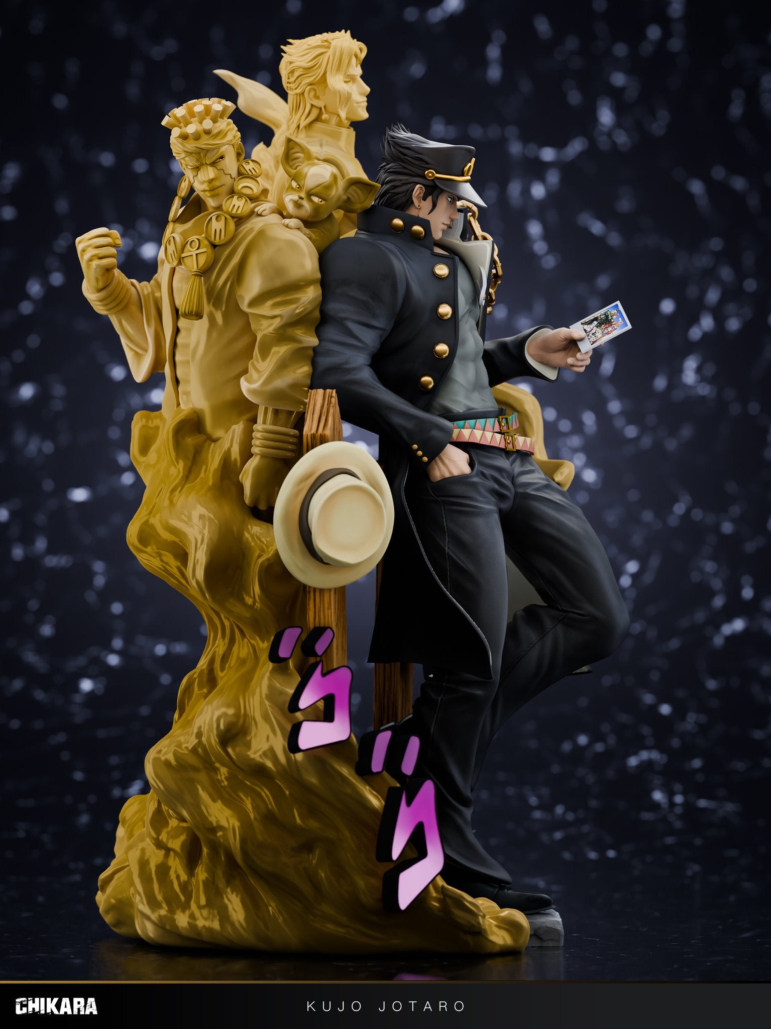 Black Figura  JoJo’s Bizarre Adventure | Kujo Jotaro (Memories Ver.) | CHIKARA Studio x bioxfa | Tienda Anime | Tico Ofertas