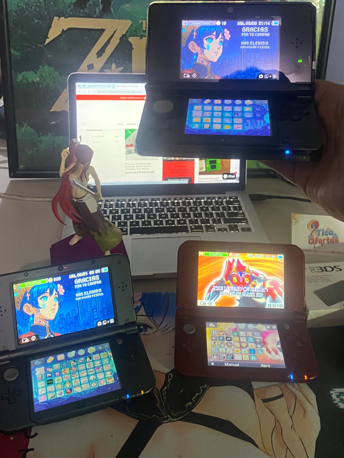 Dark Slate Gray Nintendo 3DS y 2DS disponibles en Tico Ofertas!