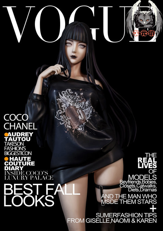 Dark Gray Estatuilla Naruto | Hinata Hyuga | CYZ Studio | Tienda Anime | Tico Ofertas