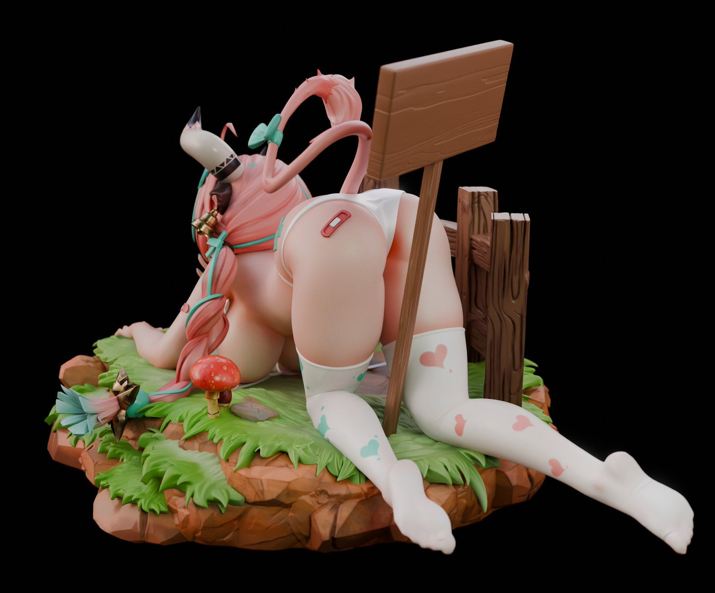 Black Estatuilla Genshin Impact | Varesa | YaoMengMeng Studio | tienda anime | Tico Ofertas