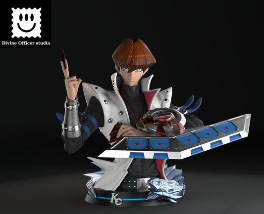 Black Estatuilla Yu-Gi-Oh | Seto Kaiba Bust Tienda Anime| Tico Ofertas