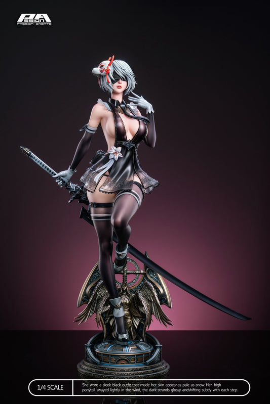 Black Estatuilla Stellar Blade | Eve Cosplay 2B |Tienda Anime | Tico Ofertas