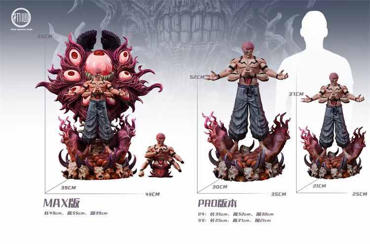 Gray Figura nitial Aspiration Studio - Jujutsu Kaisen JJK-Sukuna Statue | Figuras Anime Costa Rica, Modelo Coleccionable Premium | Tico ofertas