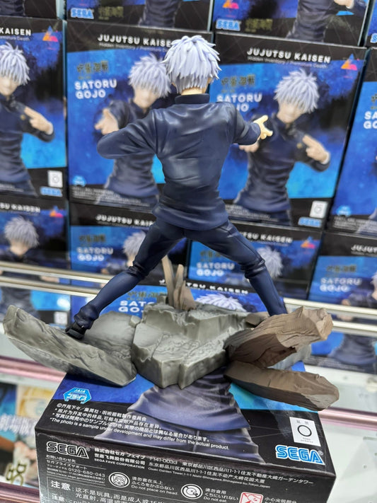 Dark Slate Gray Estatuilla Jujutsu Kaisen | Satoru Gojo Fierce Battle Ver. | SEGA | Luminasta | Tico Ofertas