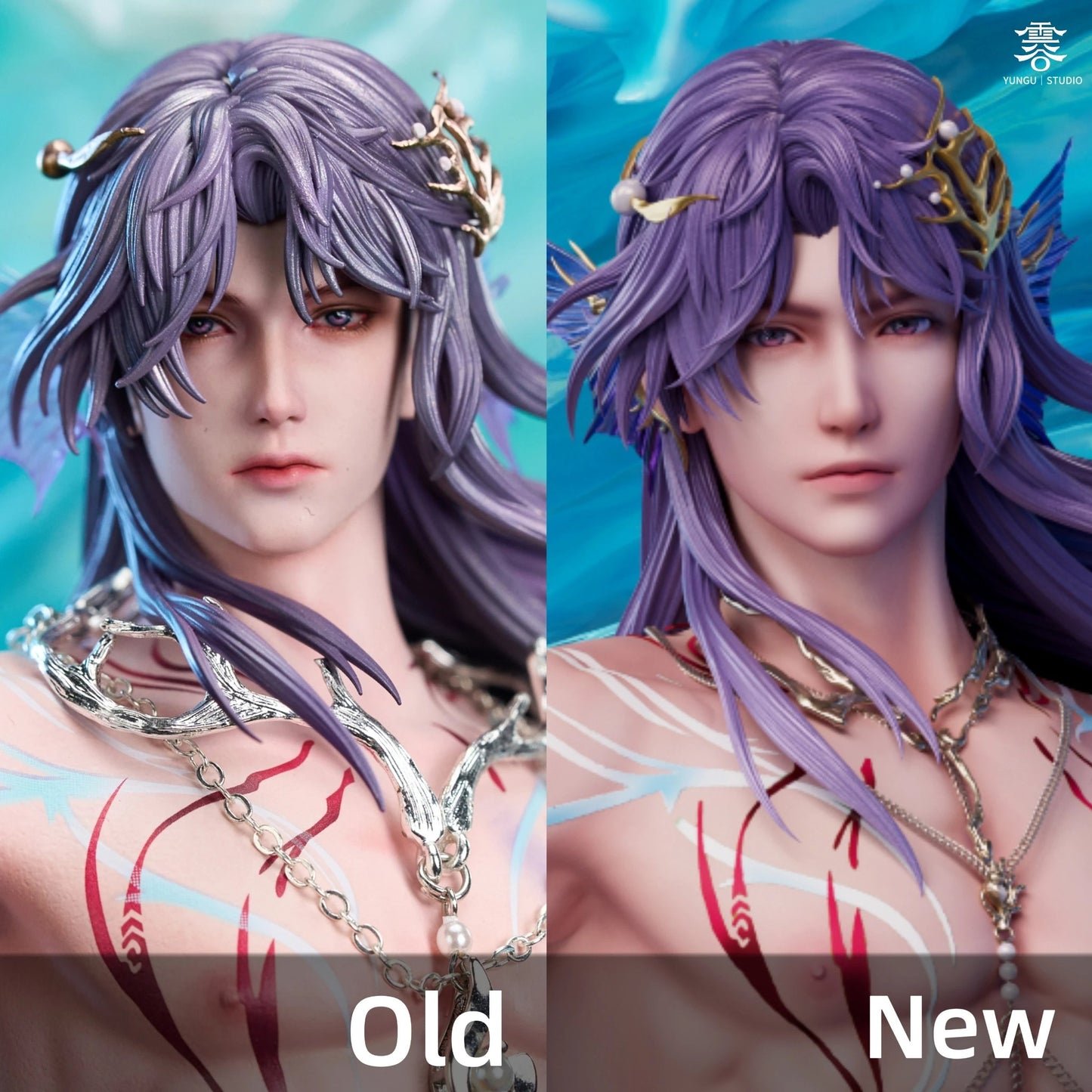 Dim Gray Estatuilla Love and Deepspace | Rafayel (Mermaid Statue) | Yun Gu Studio | Escala 1/6 | Tico Ofertas