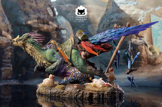 Dark Slate Gray Figura Monster Hunter | Seikret | Heroics Studio | Tienda Anime | Tico Ofertas