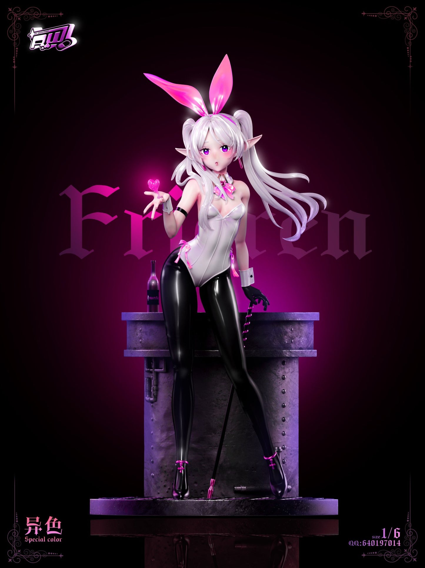 Black Estatuilla Frieren: Beyond Journey's End | Frieren | PW Studio | Bunny Girl | Tico Ofertas