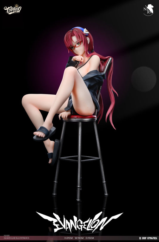 Black Estatuilla Neon Genesis Evangelion | Mari Makinami Illustrious | tienda anime | Tico Ofertas